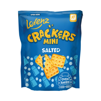 755046 Lorenz Crackers Mini Salted, 100g